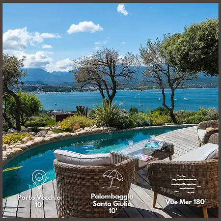 别墅 Sopra 183m2, Vue Mer, 8 Pers, Porto-vecchio *